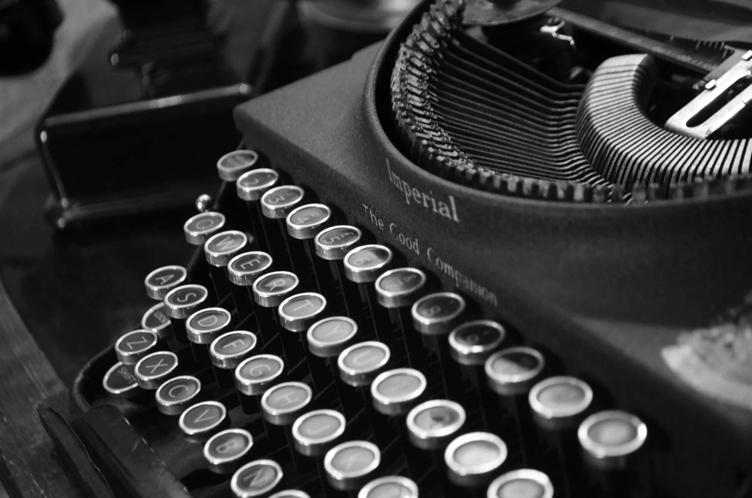 Vintage typewriter